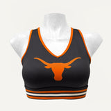 UT Austin (Black) - Free Form Sports Bra