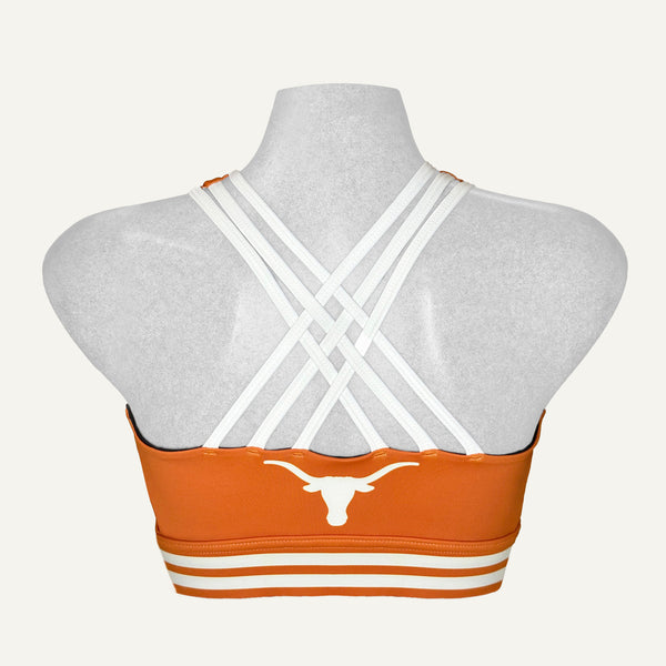 UT Austin (Orange) - Free Form Sports Bra