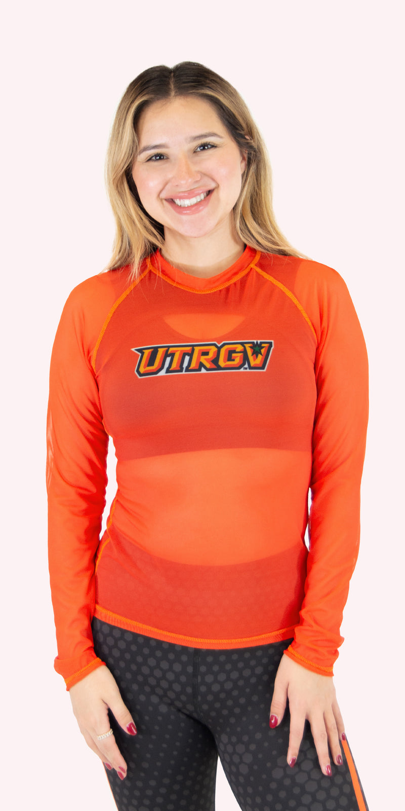 UTRGV - Micro Mesh Long-Sleeve Rashguard