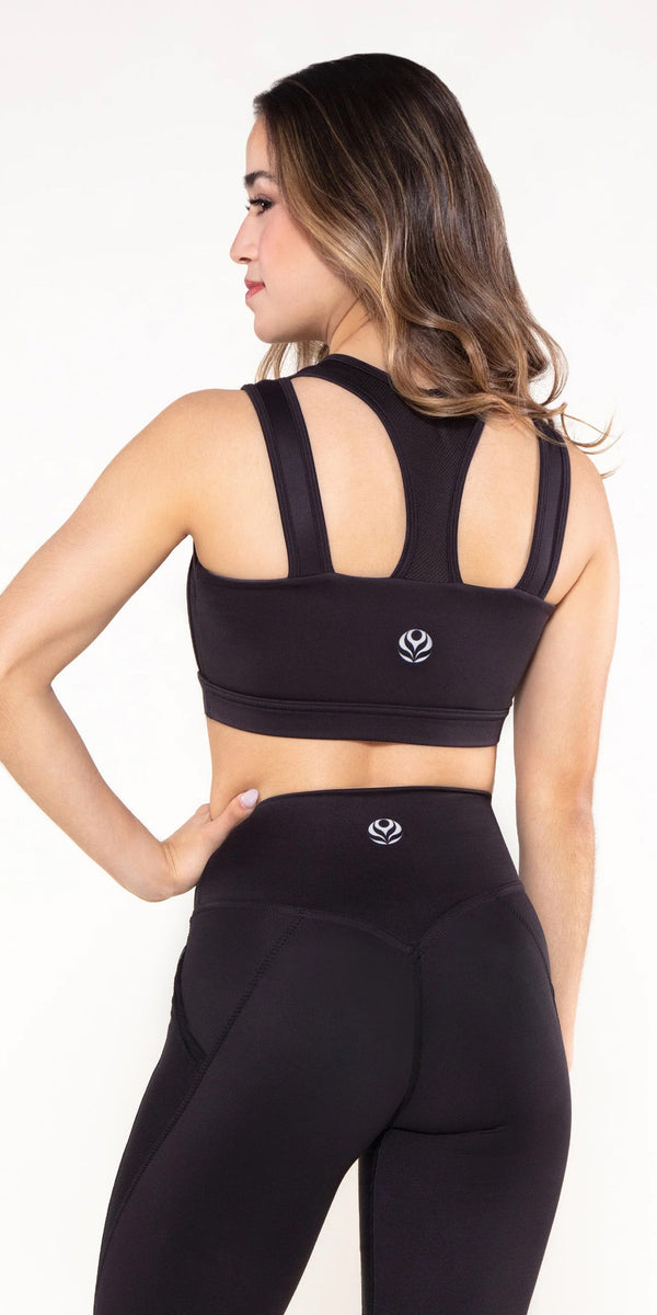 UTRGV - Onyx - Hybrid Sports Bra