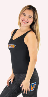 UTRGV - Onyx - V-Neck Sports Bra Tank