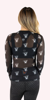 UTRGV - V Pattern - Micro Mesh Long-Sleeve Rashguard