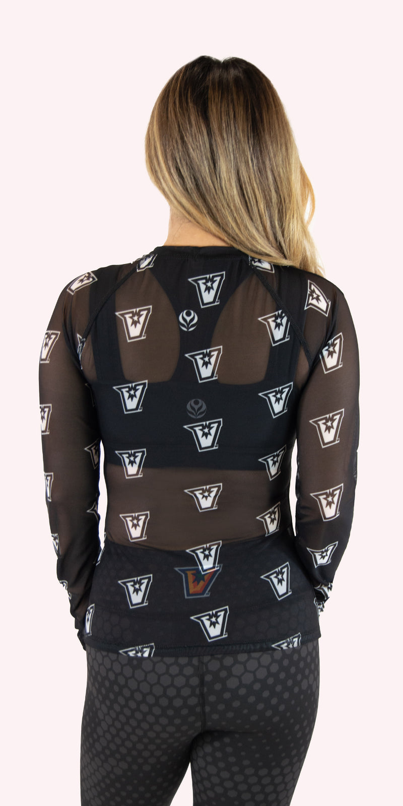UTRGV - V Pattern - Micro Mesh Long-Sleeve Rashguard