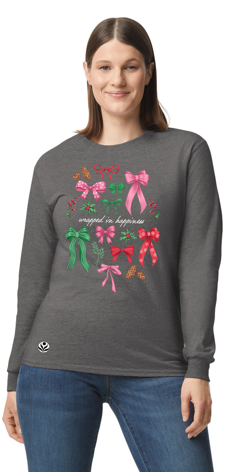 Wrapped in Happiness - Long-Sleeve Shirt