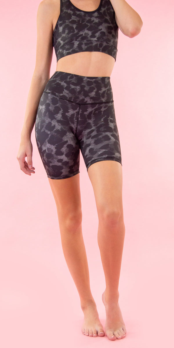 Graphite Leopard - Shorts [Final Sale]