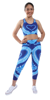 Peace and Love (Blue)- Legging