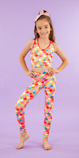 Coral Mermaid - Kids Legging