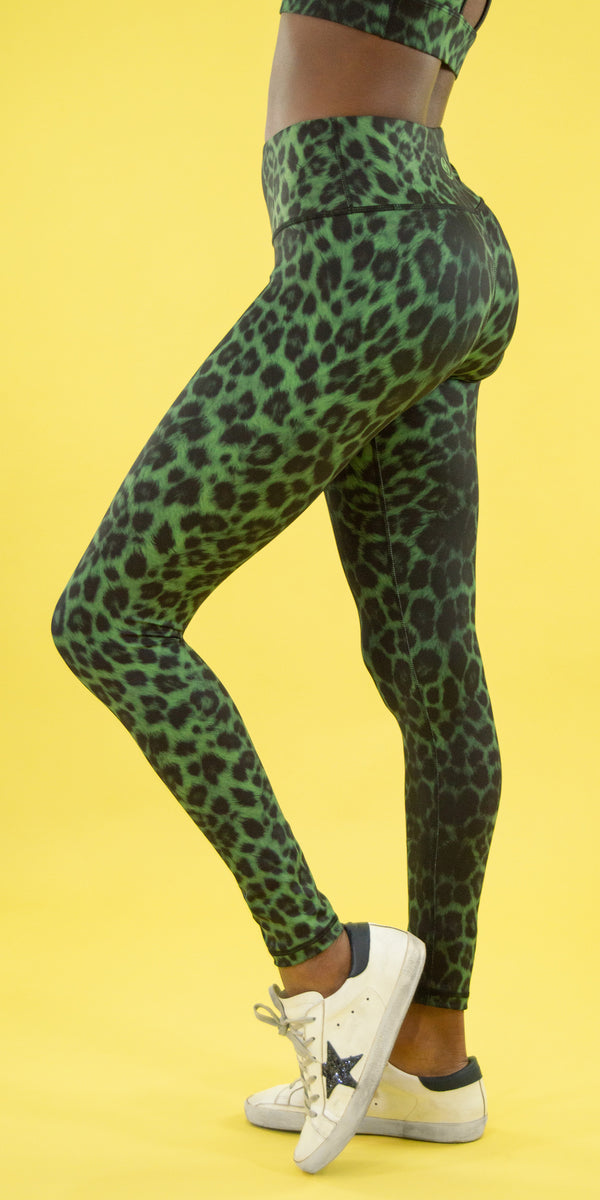 Emerald Leopard - Legging