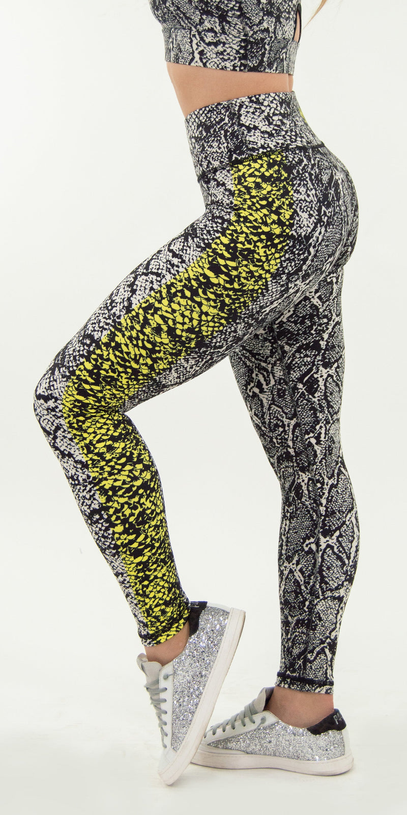 Python Yellow Stripe [Final Sale] - Legging