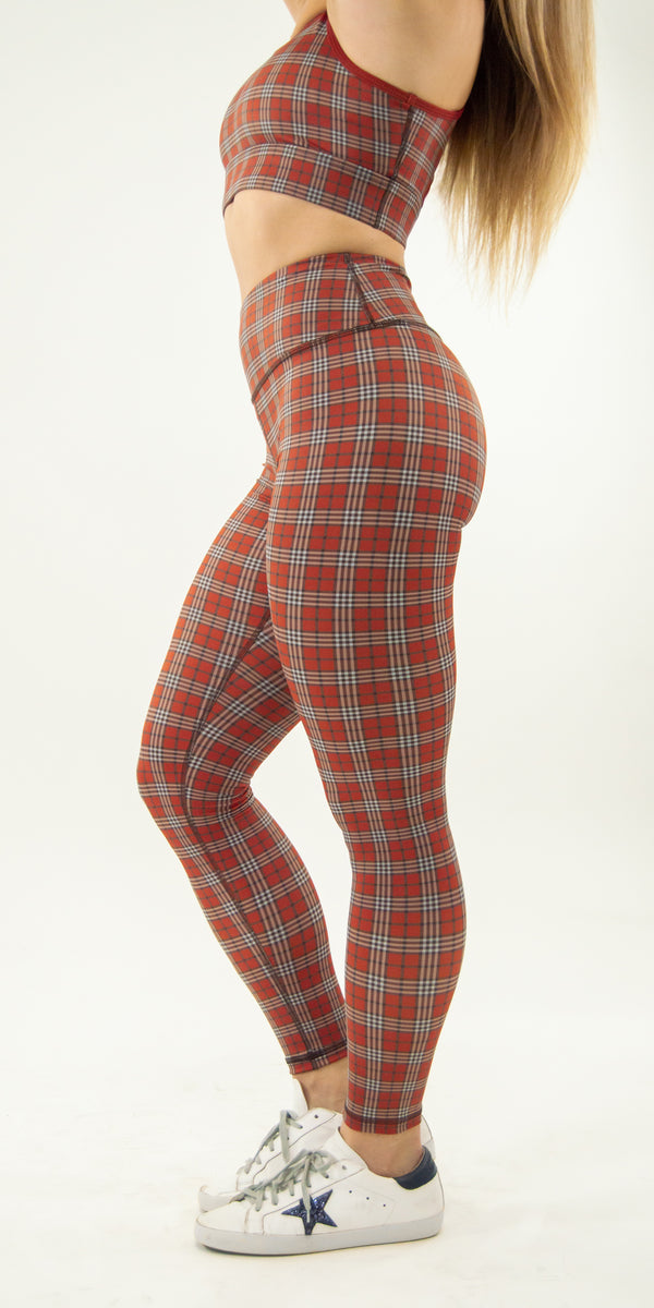 Terracotta Tartan - Legging