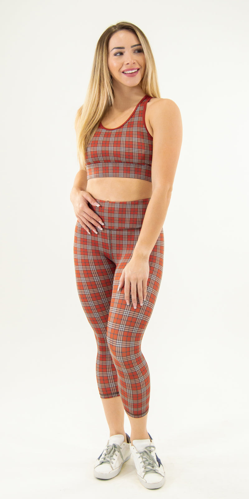 Terracotta Tartan - Legging