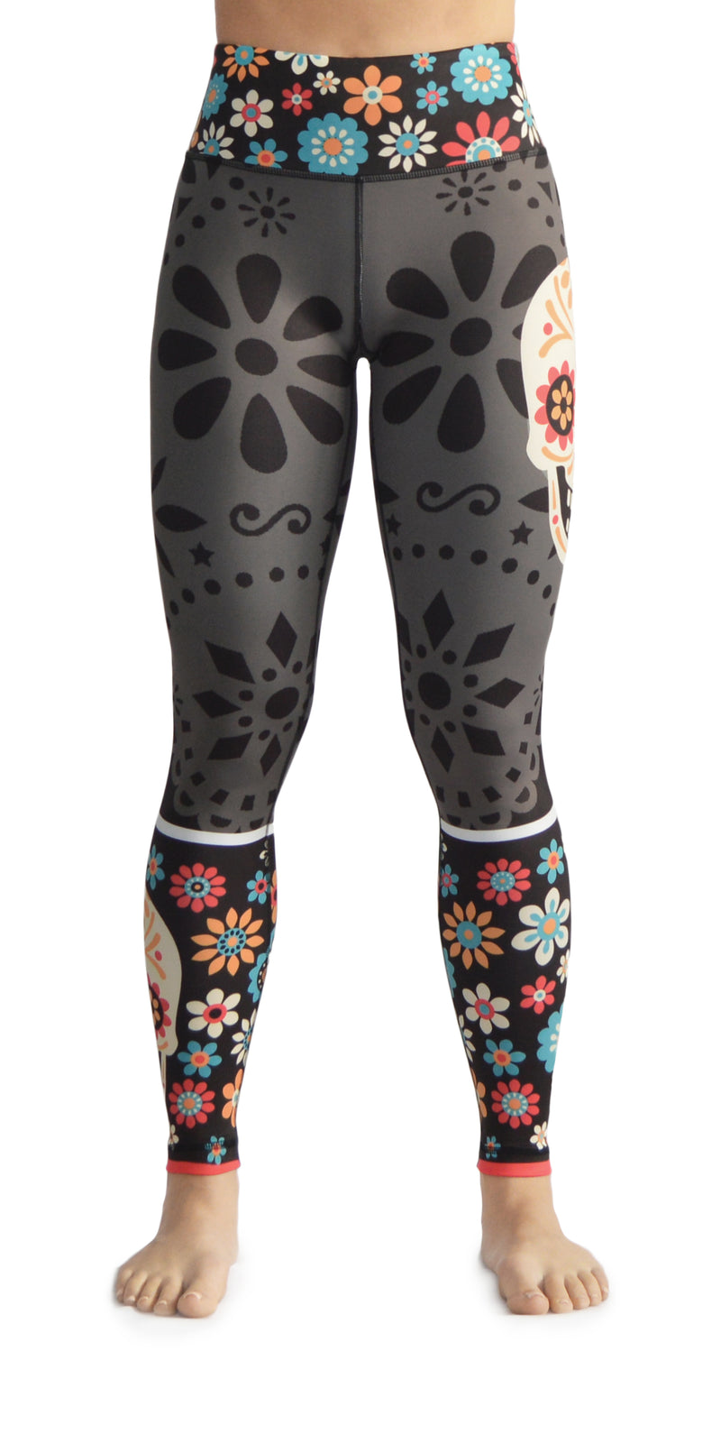 NEW Women TC Purple Blue Sugar Skull YOGA WAIST Leggings (Soft as Lularoe NEW Women TC Purple Blue Sugar Skull YOGA WAIST Leggings (Soft as Lularoe