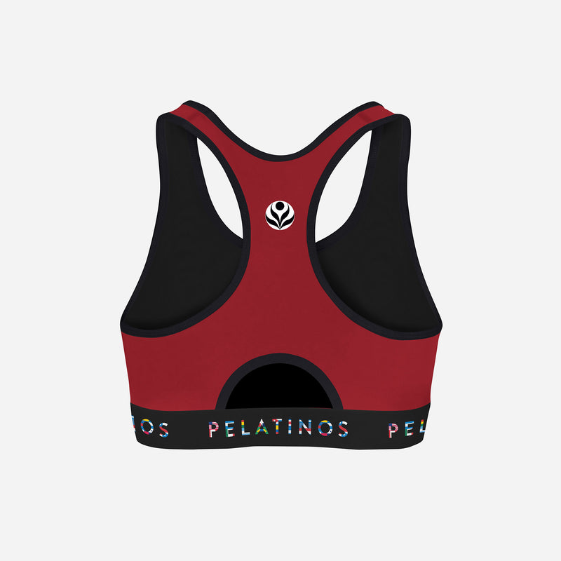 PeLatinos Color Logo Patria - Sports Bra