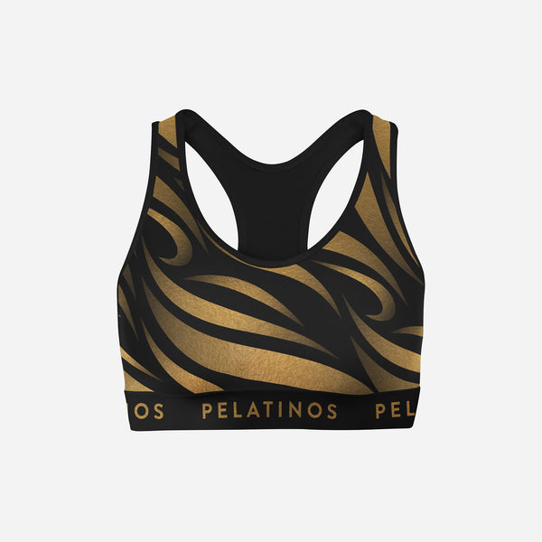 PeLatinos Flame (Oro Edition) - Sports Bra