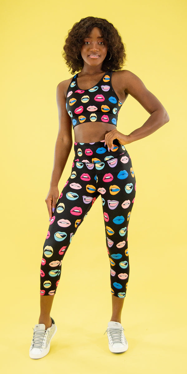 Retro Lips - Legging