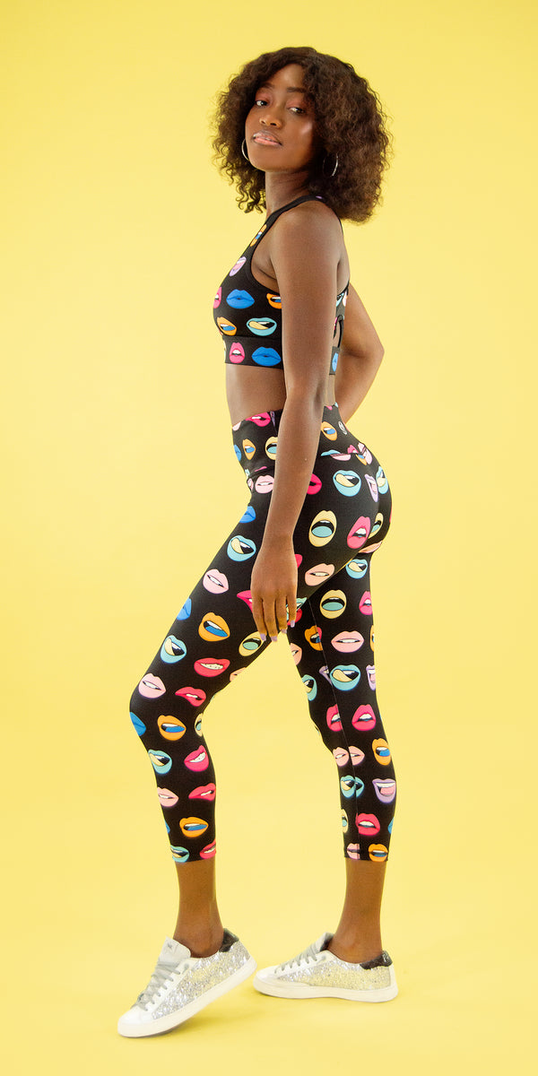 Retro Lips - Legging