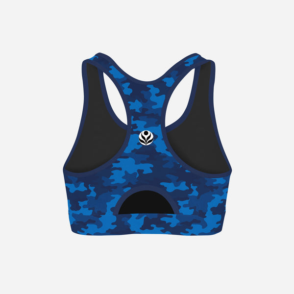 H&K Blue - Sports Bra