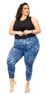 Sapphire Leopard - Legging