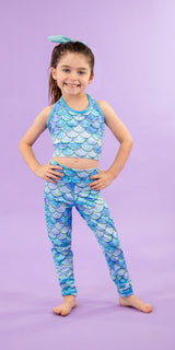 Lazuli Mermaid - Kids Legging