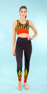 Red Flames - Legging