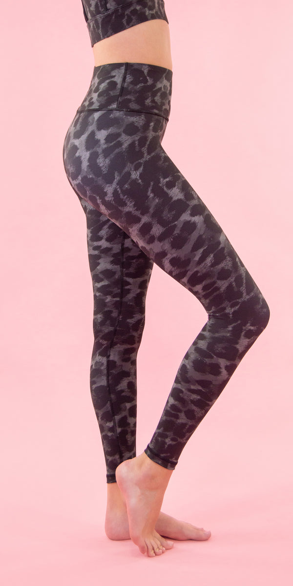 Graphite Leopard - Legging