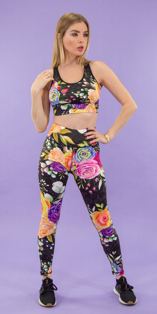 Rainbow Roses - Legging