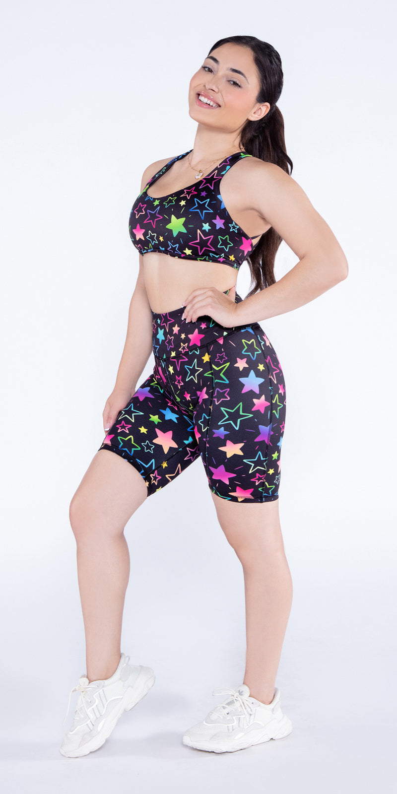 Rainbow Stars - MPX Padded Cycling Bottoms