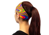 Psychedelic - Button Headband
