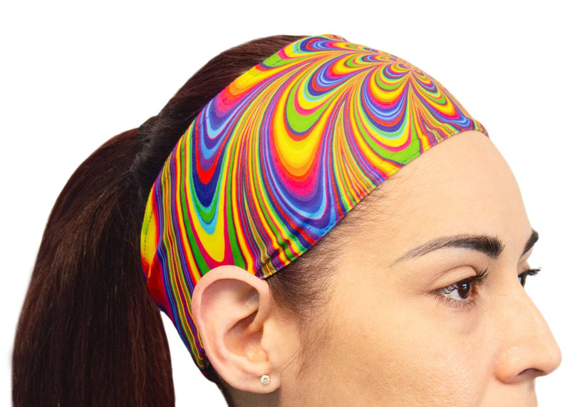 Psychedelic - Button Headband